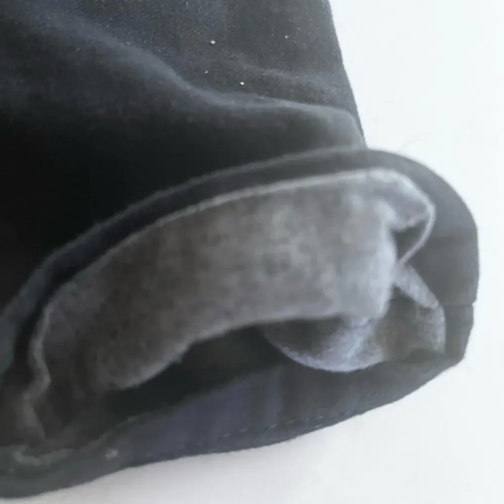 Zara boys black lined suspender pants 18/24 months